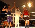 Mark Haupt hat beim Box Gala Sasel gegen Arpad Toth gewonnen